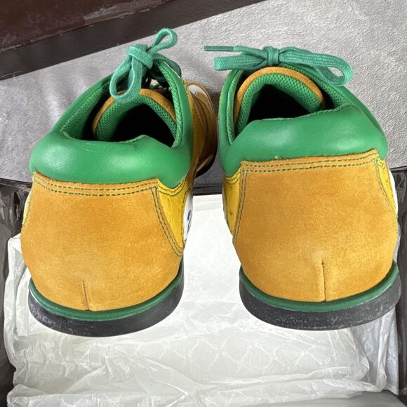 Cole Haan‎ Mundo Oxford Shoes Mens Size 8 Mustard Green Ostrich Leather C04504 main image 12